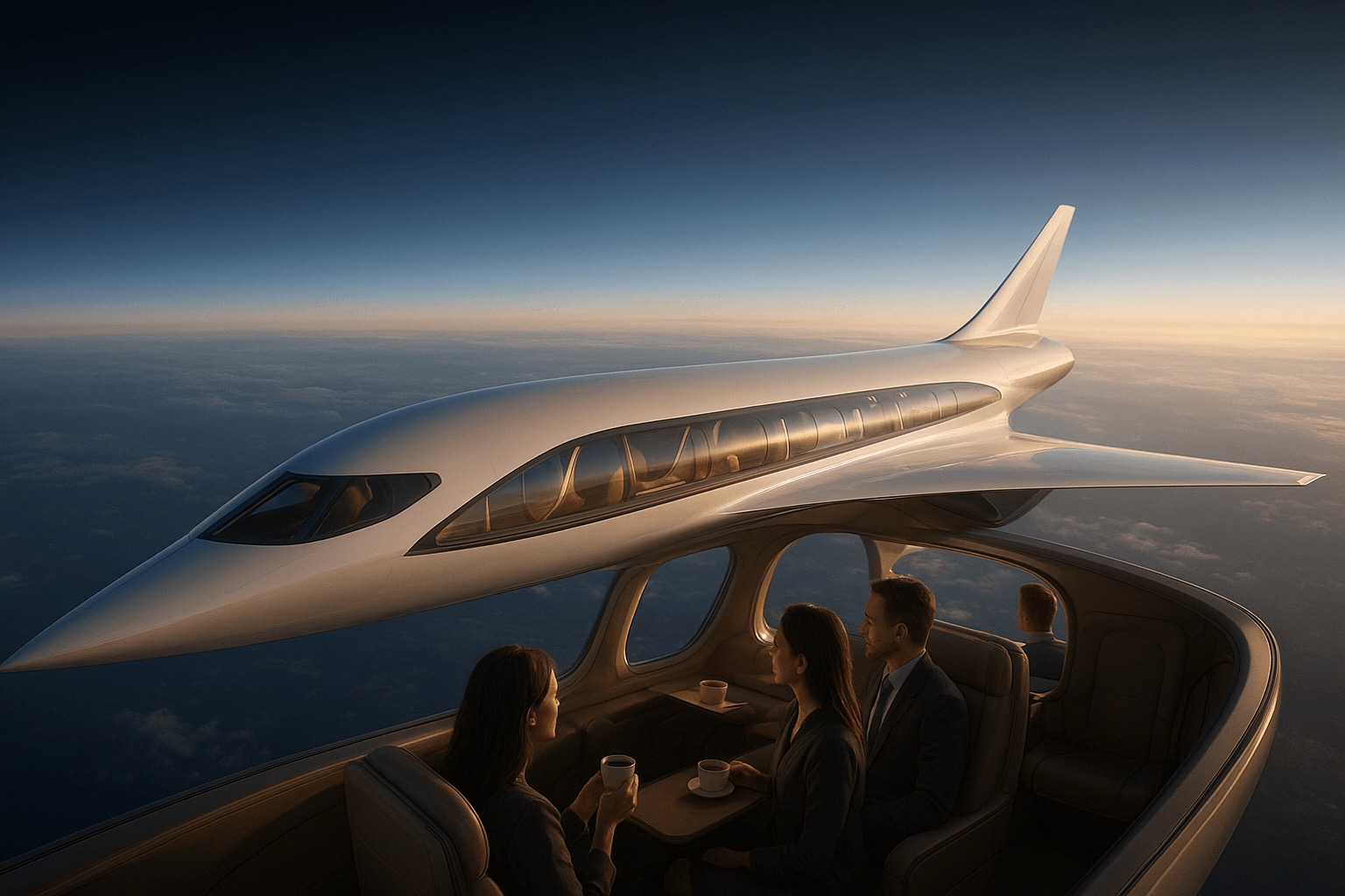 3. Supersonic Renaissance: When Oceans Became Puddles (2030–2040)